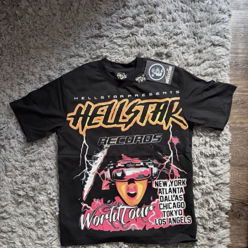 Hellstar Black Graphic Men's T-Shirt